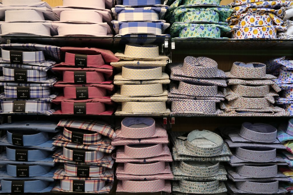 Photo of Spring Collection shirts available from our store.