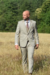 Man in wedding suit