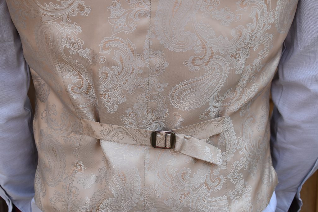 more wedding suit details