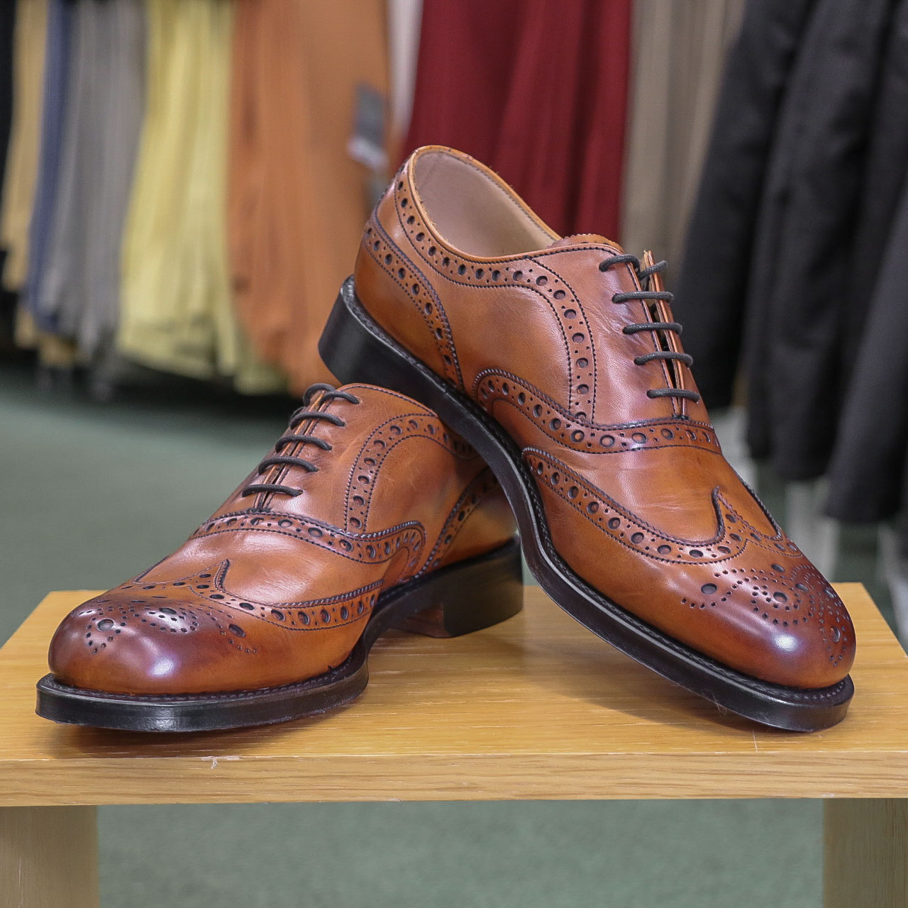 Joseph Cheaney & Sons Leaf Brown Chean Tay Shoes - County Clothes