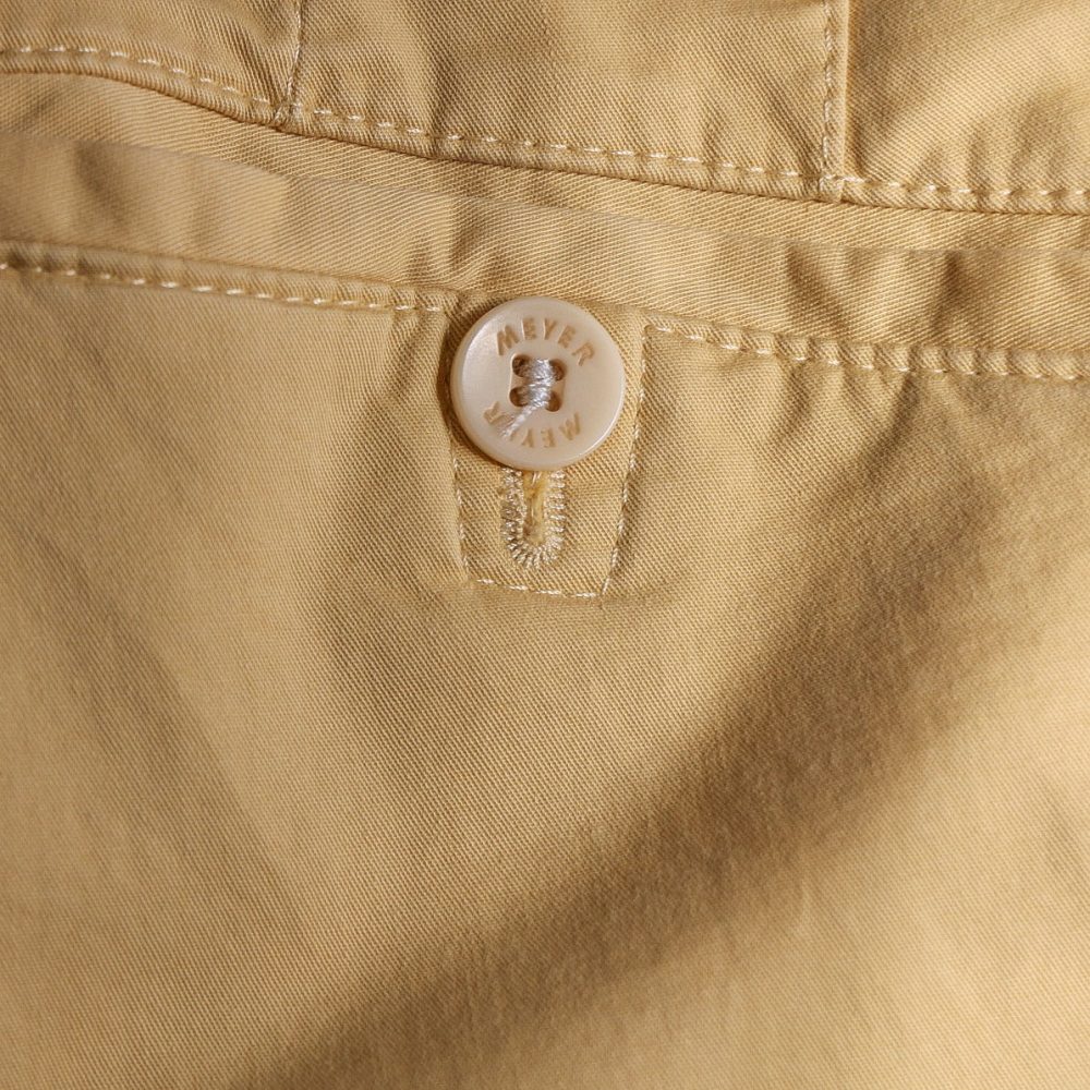 Meyer Pure Organic Cotton Regular Fit Trousers – Yellow - Image 2